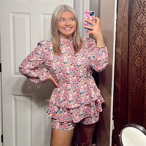 Flirty Floral Romper Dress — NEW!